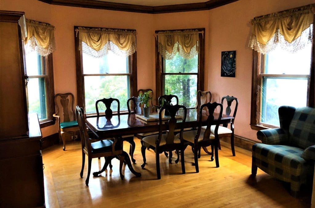 Dining room at Germain Sober House, Worcester, MA