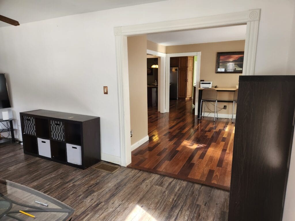 Hallway in Rogers Sober House in Lowell, Massachusetts for Addiction Recovery