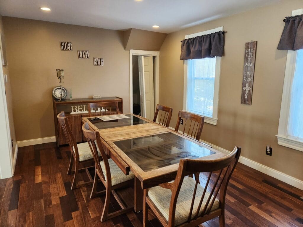 Dining Room in Rogers Addiction Recovery Sober House in Lowell, Massachusetts