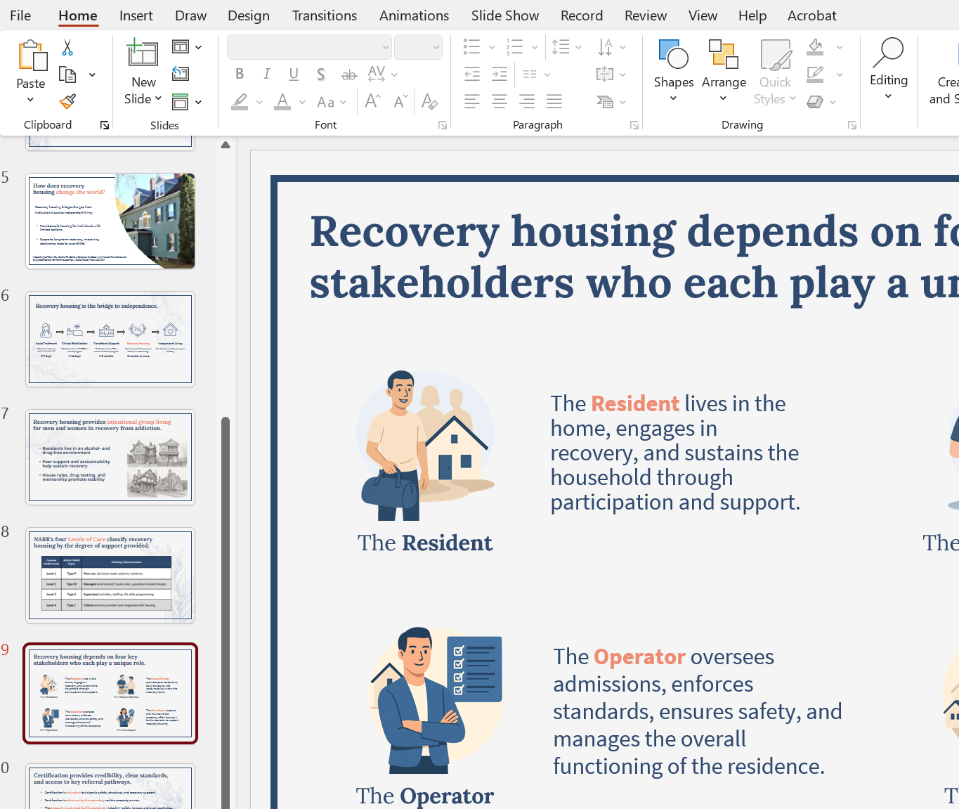 Editable Presentation Slides preview