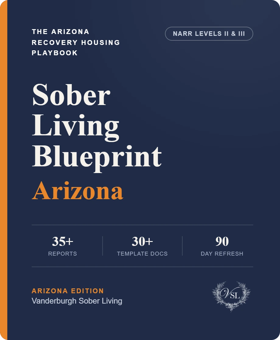 Arizona Sober Living Blueprint cover