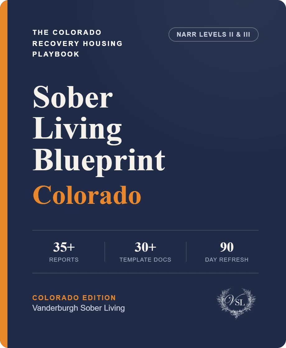 Colorado Sober Living Blueprint cover