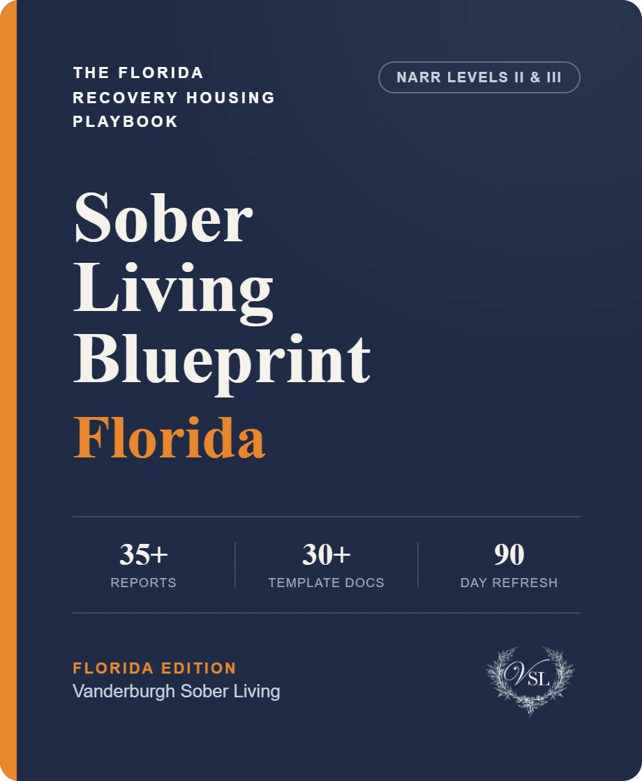 Florida Sober Living Blueprint cover