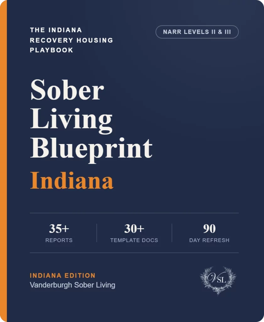 Indiana Sober Living Blueprint cover