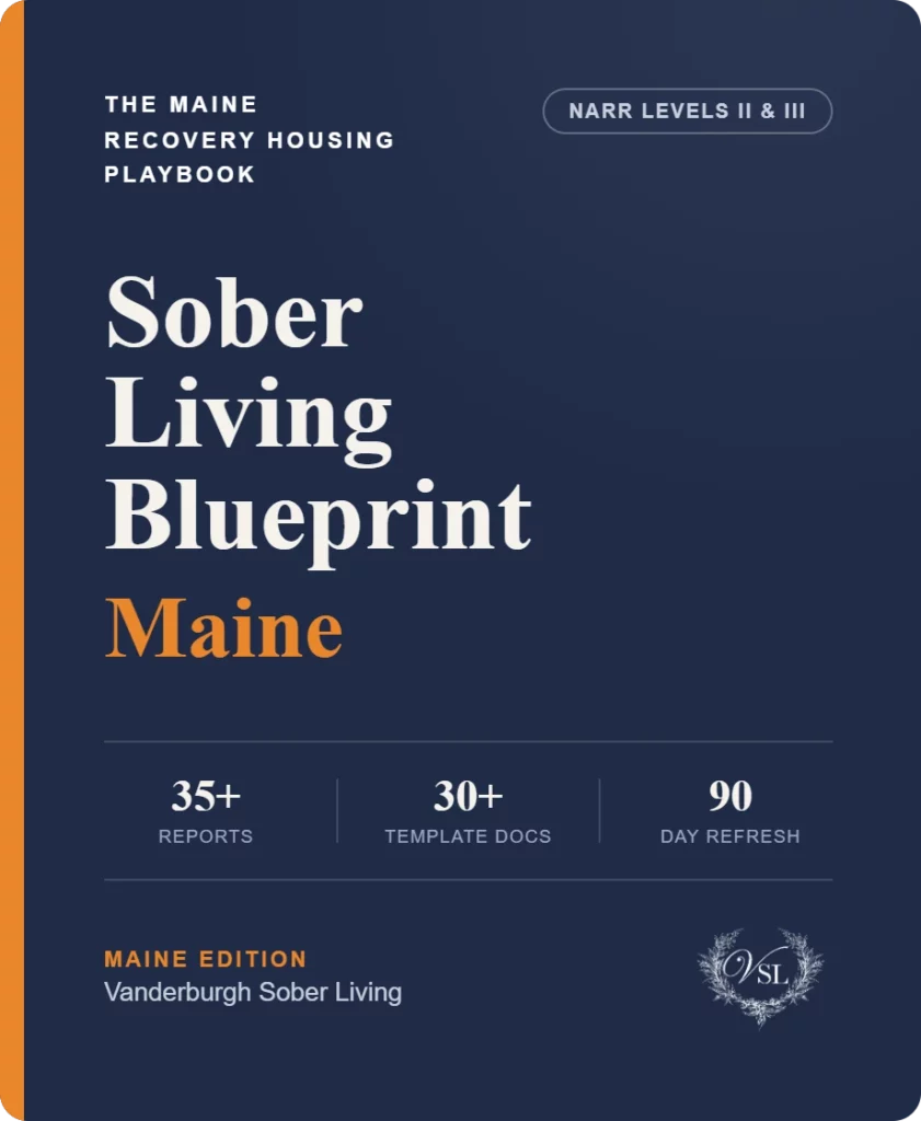 Maine Sober Living Blueprint cover