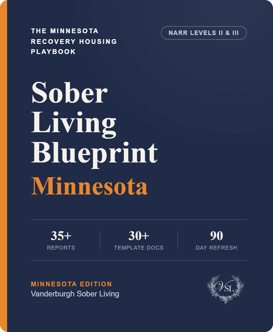 Minnesota Sober Living Blueprint cover