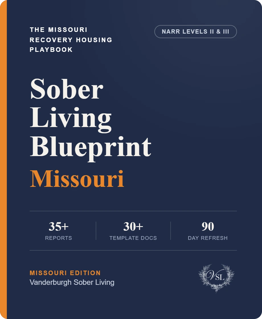 Missouri Sober Living Blueprint cover