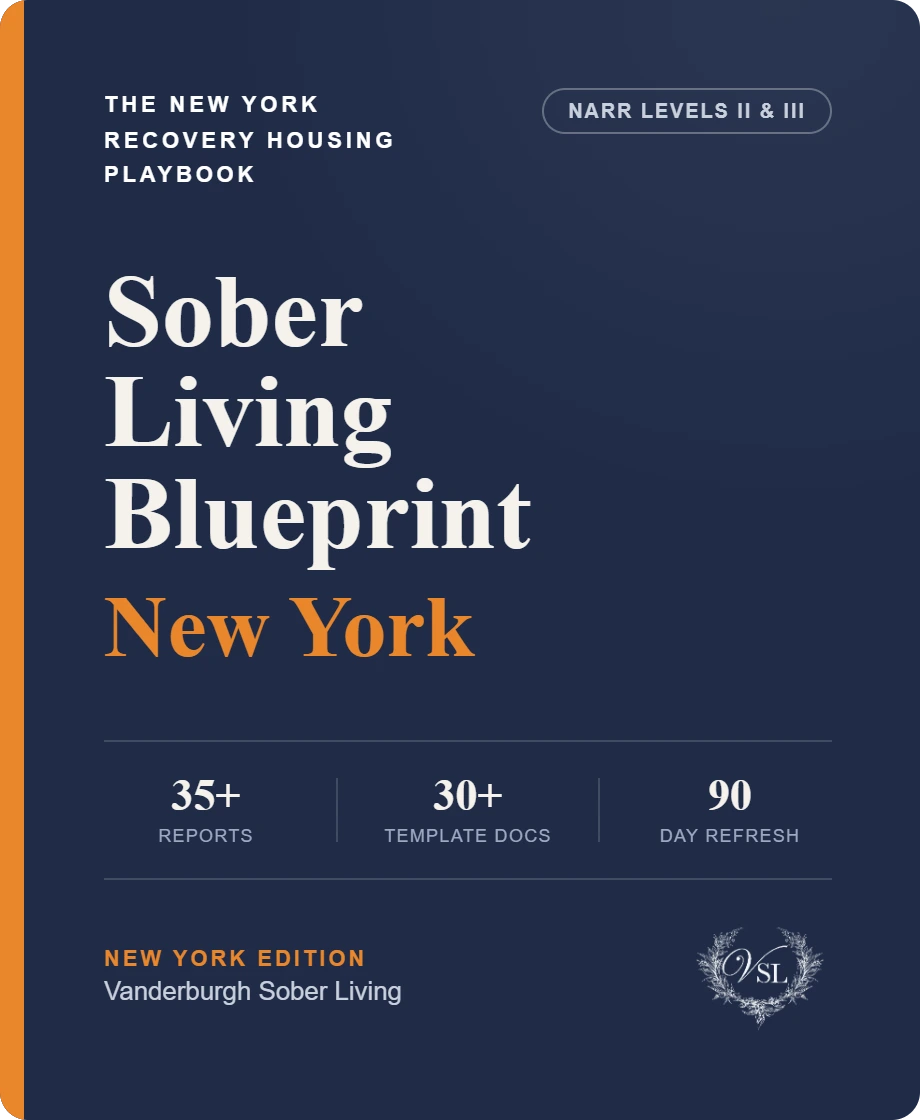 New York Sober Living Blueprint cover