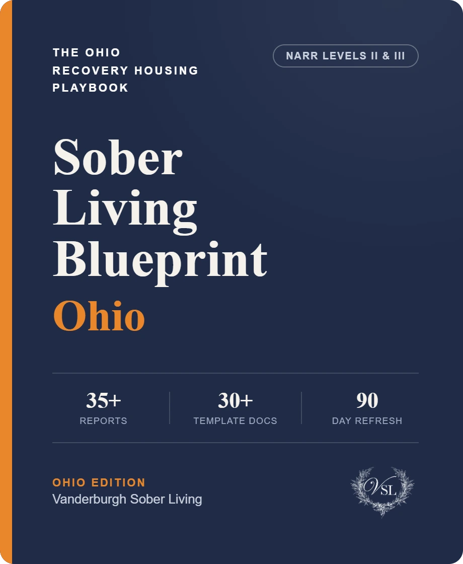 Ohio Sober Living Blueprint cover