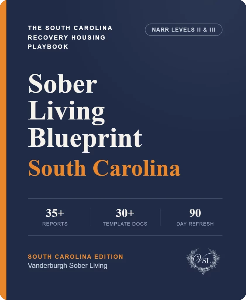 South Carolina Sober Living Blueprint cover
