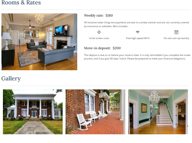 Chartered Operator featured home listing on the Vanderburgh House website