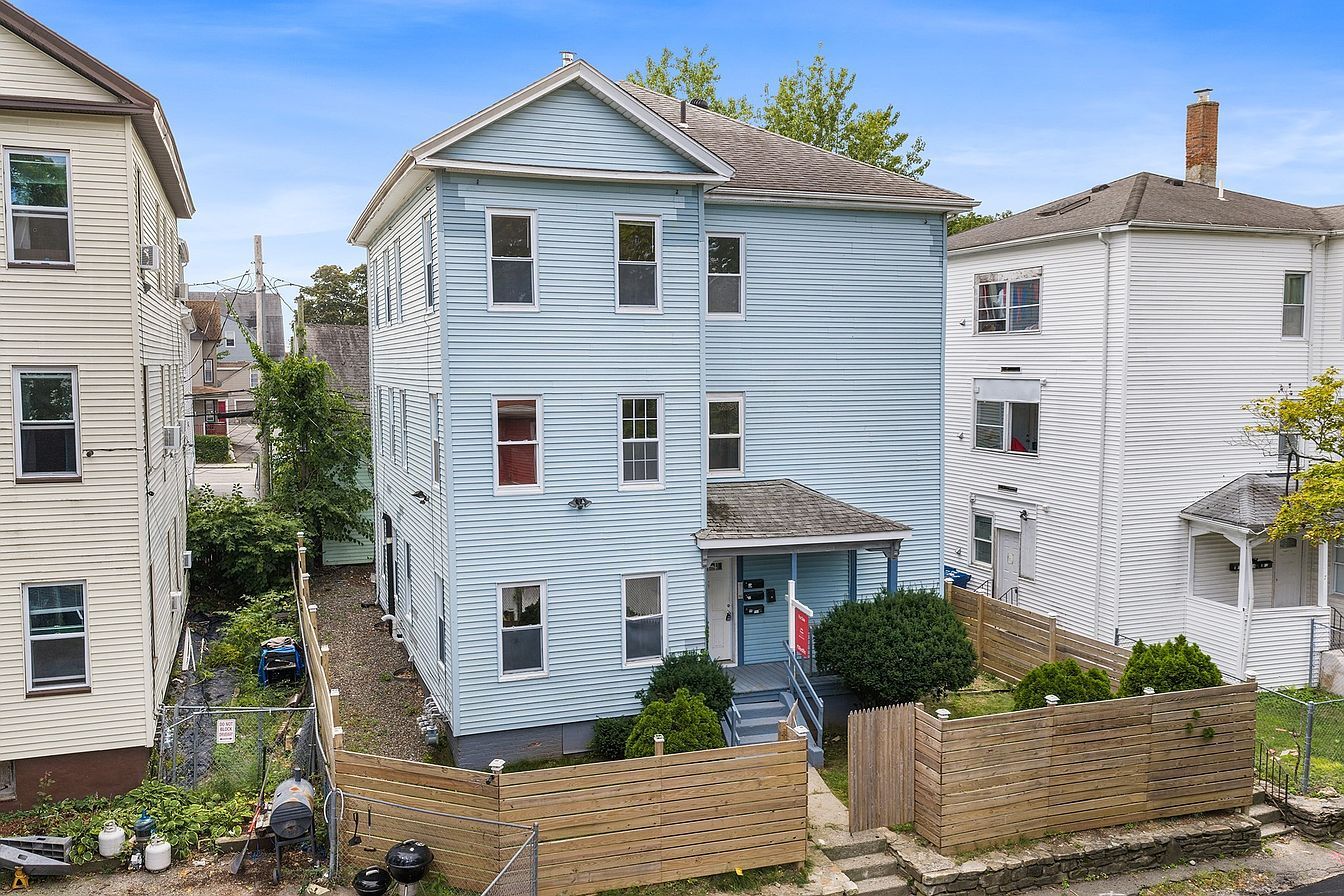 Front exterior of an established sober living home in Worcester, Massachusetts